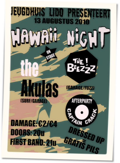 The Akulas 13-08-2010 Hawaii night Grobbendonk