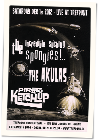 The Akulas 01-12-2012  Triple Bill Surf Night Gent