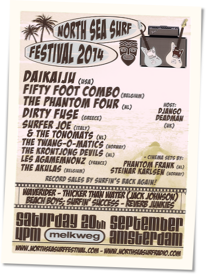 North Sea Surf Festival Flyer 2014